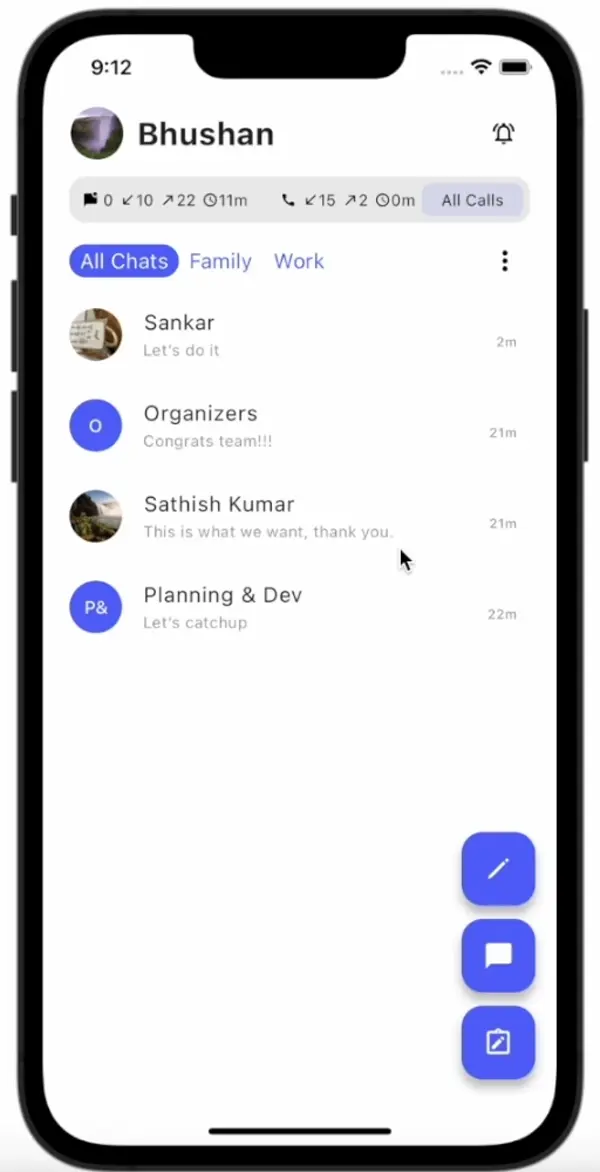 Nickname Feature Screenshot