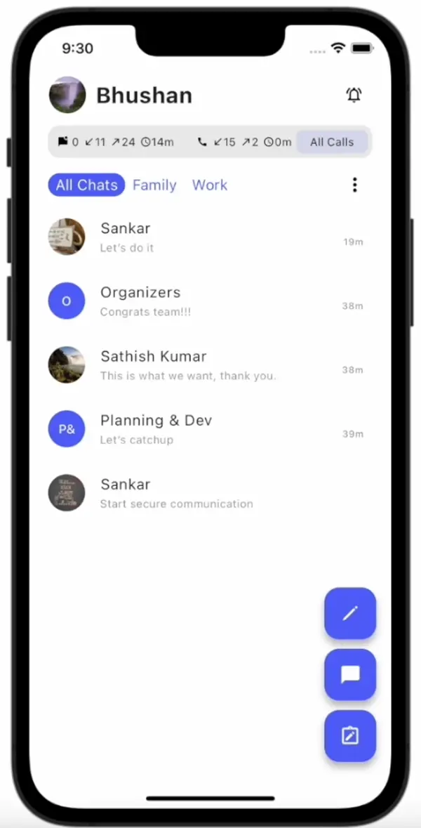 Pin Locked Chats Screenshot
